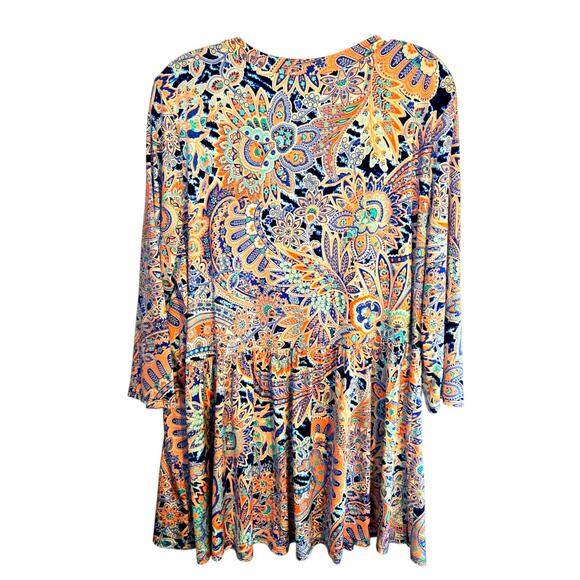 Pink Coconut 2X Women's Top Shirt Blouse 3/4 Sleeves Plus Size 2XL XXL 18W 20W - Picture 5 of 6